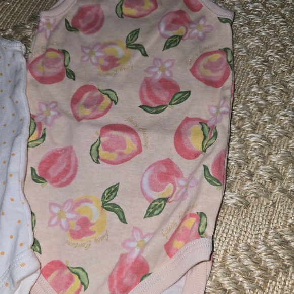 Carter's White and Neon Baby Onesie - Picture 8 of 11